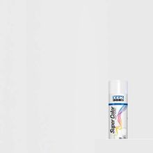 Tinta spray brilhante Super Color branco 350ml Tekbond
