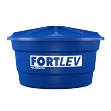 Caixa d'água com tampa 500 litros polietileno Fortlev
